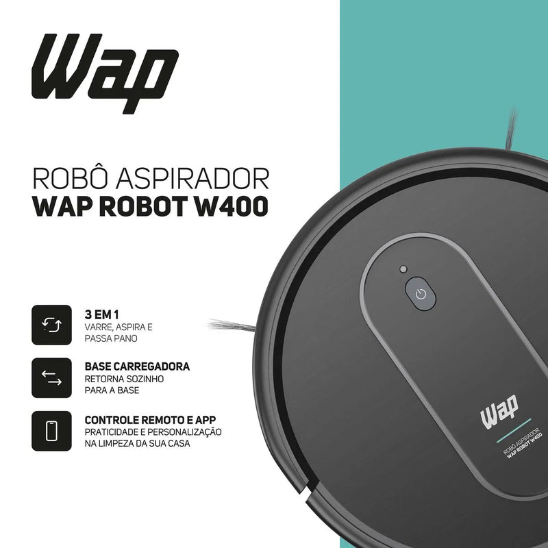 Robô Aspirador RoboCleaner W400 WAP